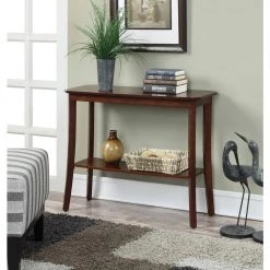 Designs2Go 38 in. Mahogany Standard Rectangle Console Table by Convenience Concepts 11 Designs2Go 38 in. Mahogany Standard Rectangle Console Table by Convenience Concepts -Cheap Convenience Concepts Store mahogany convenience concepts console tables r6 158 31 1000
