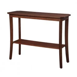 Designs2Go 38 in. Mahogany Standard Rectangle Console Table by Convenience Concepts
