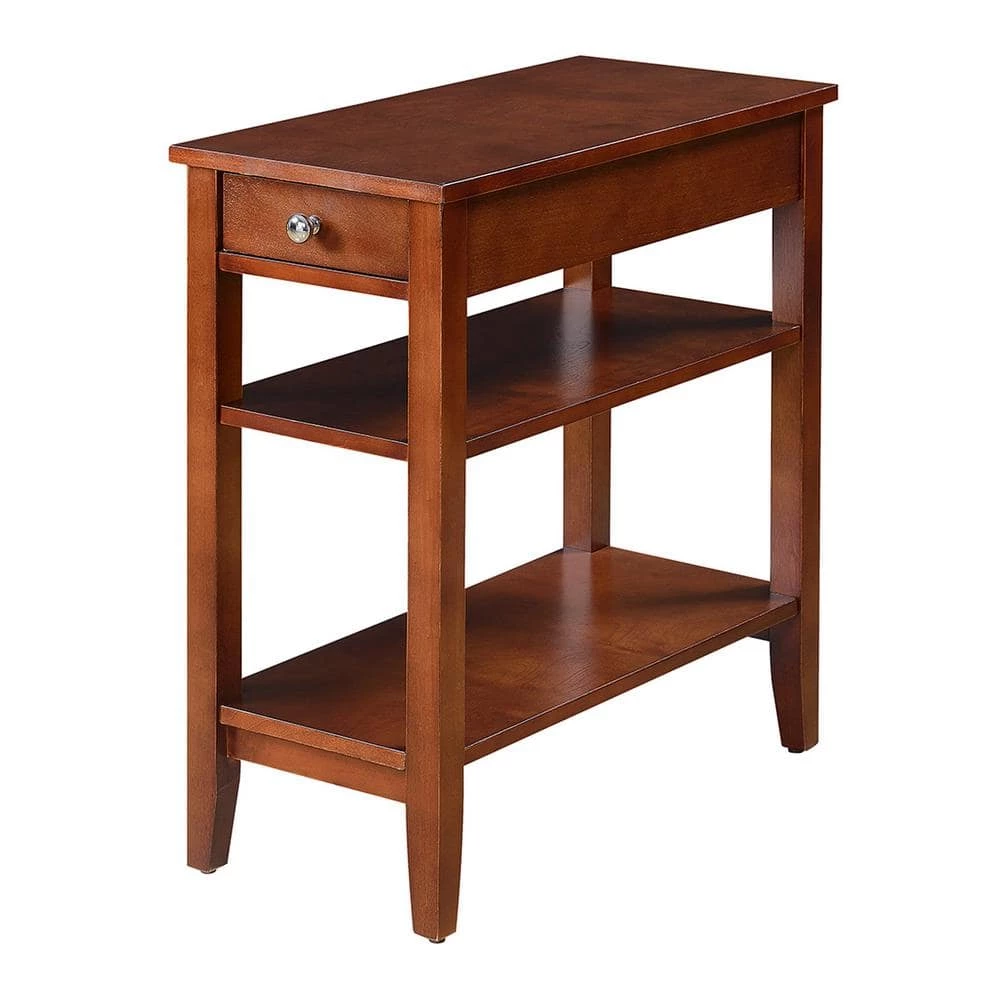 American Heritage 3-Tier Mahogany End Table by Convenience Concepts 3 American Heritage 3-Tier Mahogany End Table by Convenience Concepts