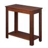 Designs2Go Baja 12 in. Mahogany Standard Rectangular Wood End Table with Shelf by Convenience Concepts -Cheap Convenience Concepts Store mahogany convenience concepts end side tables r6 157 64 1000