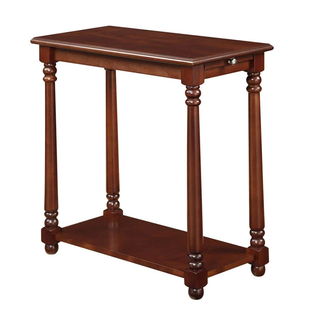French Country Mahogany End Table by Convenience Concepts 3 French Country Mahogany End Table by Convenience Concepts