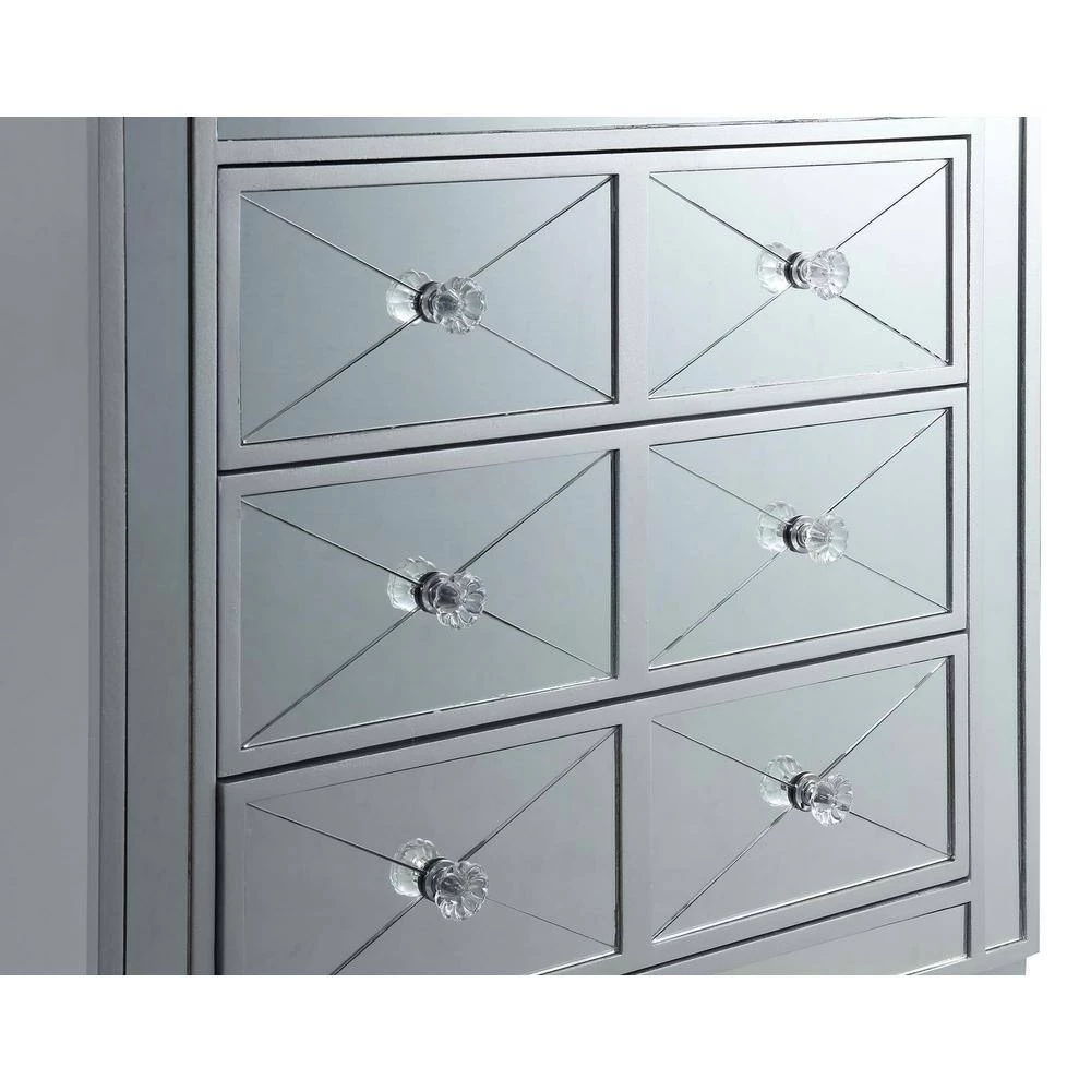 Gold Coast Betty B Mirrored End Table by Convenience Concepts 8 Gold Coast Betty B Mirrored End Table by Convenience Concepts - Image 6