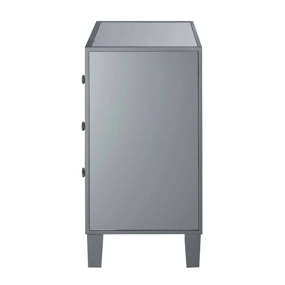 Gold Coast Betty B Mirrored End Table by Convenience Concepts 4 Gold Coast Betty B Mirrored End Table by Convenience Concepts - Image 2