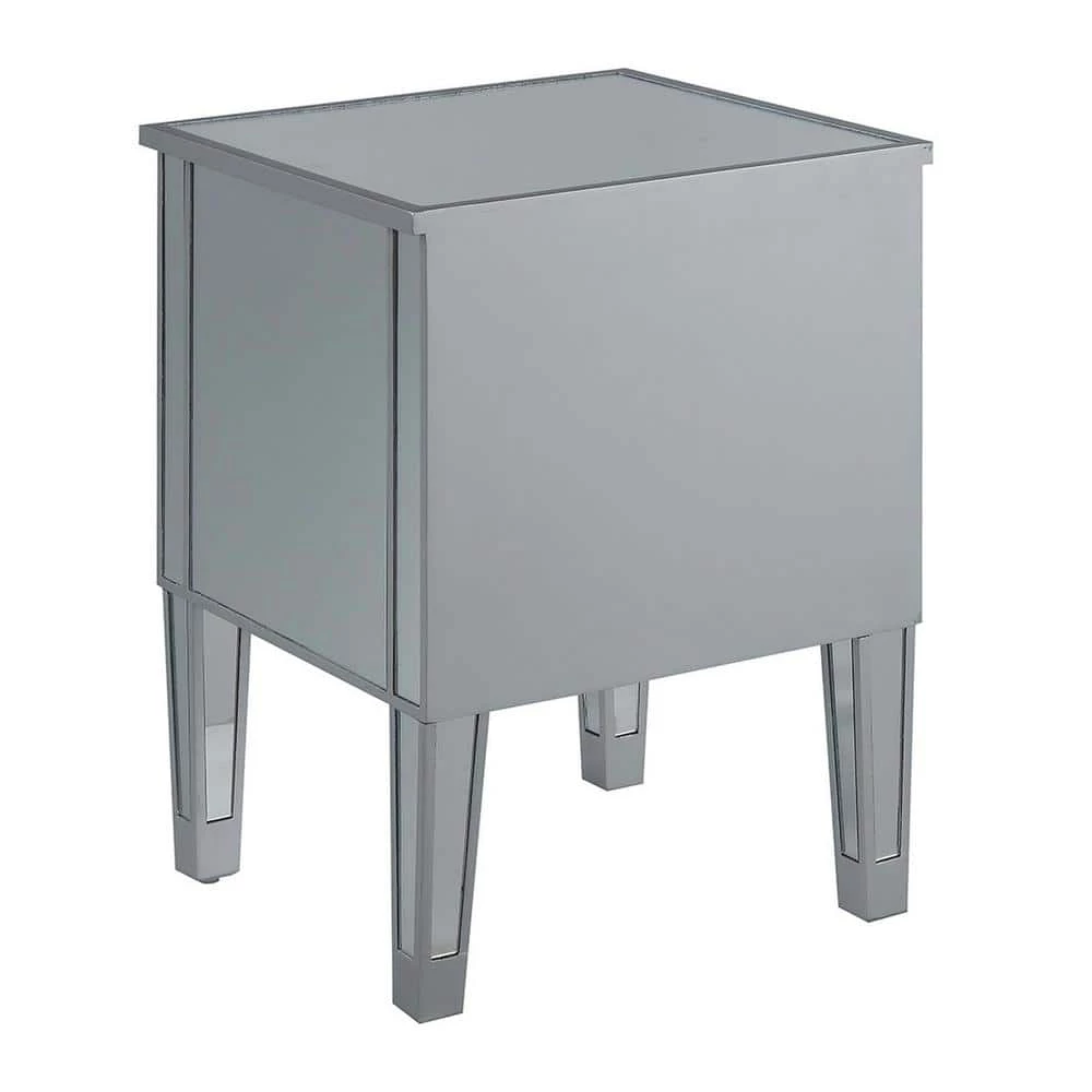 Gold Coast Mirrored 3-Drawer End Table by Convenience Concepts 6 Gold Coast Mirrored 3-Drawer End Table by Convenience Concepts - Image 4