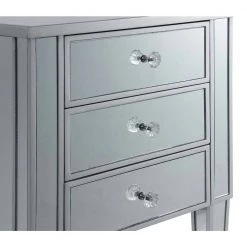 Gold Coast Mirrored 3-Drawer End Table by Convenience Concepts 16 Gold Coast Mirrored 3-Drawer End Table by Convenience Concepts -Cheap Convenience Concepts Store mirror silver convenience concepts end side tables u12 196 c3 1000
