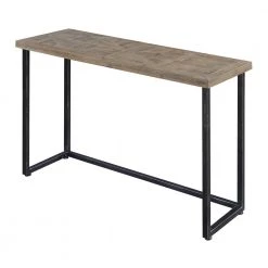 Laredo 43 in. Natural/Black Standard Rectangle Wood Console Table by Convenience Concepts
