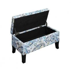 Designs4Comfort Winslow Paisley Storage Ottoman by Convenience Concepts -Cheap Convenience Concepts Store paisley convenience concepts ottomans r9 202 77 1000