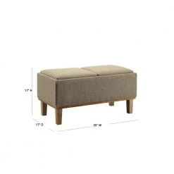 Brentwood Sandstone Storage Ottoman by Convenience Concepts -Cheap Convenience Concepts Store sandstone convenience concepts ottomans 143900 40 1000