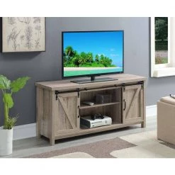 Blake 52 in. Sandstone Particle Board TV Stand Fits TVs Up to 55 in. with Storage Doors by Convenience Concepts -Cheap Convenience Concepts Store sandstone melamine convenience concepts tv stands r4 0411 1f 1000