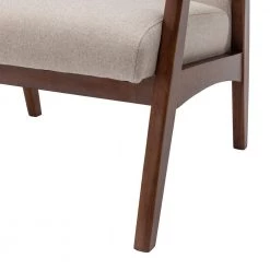 Take a Seat Natalie Sandy Beige Fabric Upholstery / Espresso Wood Frame Accent Chair by Convenience Concepts -Cheap Convenience Concepts Store sandy beige fabric espresso convenience concepts accent chairs t1 137 1d 1000