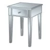 Gold Coast Silver Mirrored End Table by Convenience Concepts 2 Gold Coast Silver Mirrored End Table by Convenience Concepts -Cheap Convenience Concepts Store silver mirror convenience concepts end side tables u12 167 64 1000