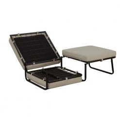 Designs4Comfort Soft Beige Fabric Folding Ben Ottoman by Convenience Concepts -Cheap Convenience Concepts Store soft beige fabric convenience concepts ottomans r8 172 4f 1000