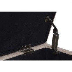 Designs4Comfort Tan Fabric Storage Ottoman with Bentwood Trays by Convenience Concepts -Cheap Convenience Concepts Store tan fabric convenience concepts ottomans r9 187 c3 1000