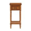 French Country Walnut Khloe Accent Table by Convenience Concepts -Cheap Convenience Concepts Store walnut convenience concepts end side tables r3 0201 64 1000