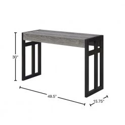 Monterey 50 in. Weathered Gray/Black Standard Rectangle Wood Console Table by Convenience Concepts 13 Monterey 50 in. Weathered Gray/Black Standard Rectangle Wood Console Table by Convenience Concepts -Cheap Convenience Concepts Store weathered gray black frame convenience concepts console tables r4 0323 40 1000