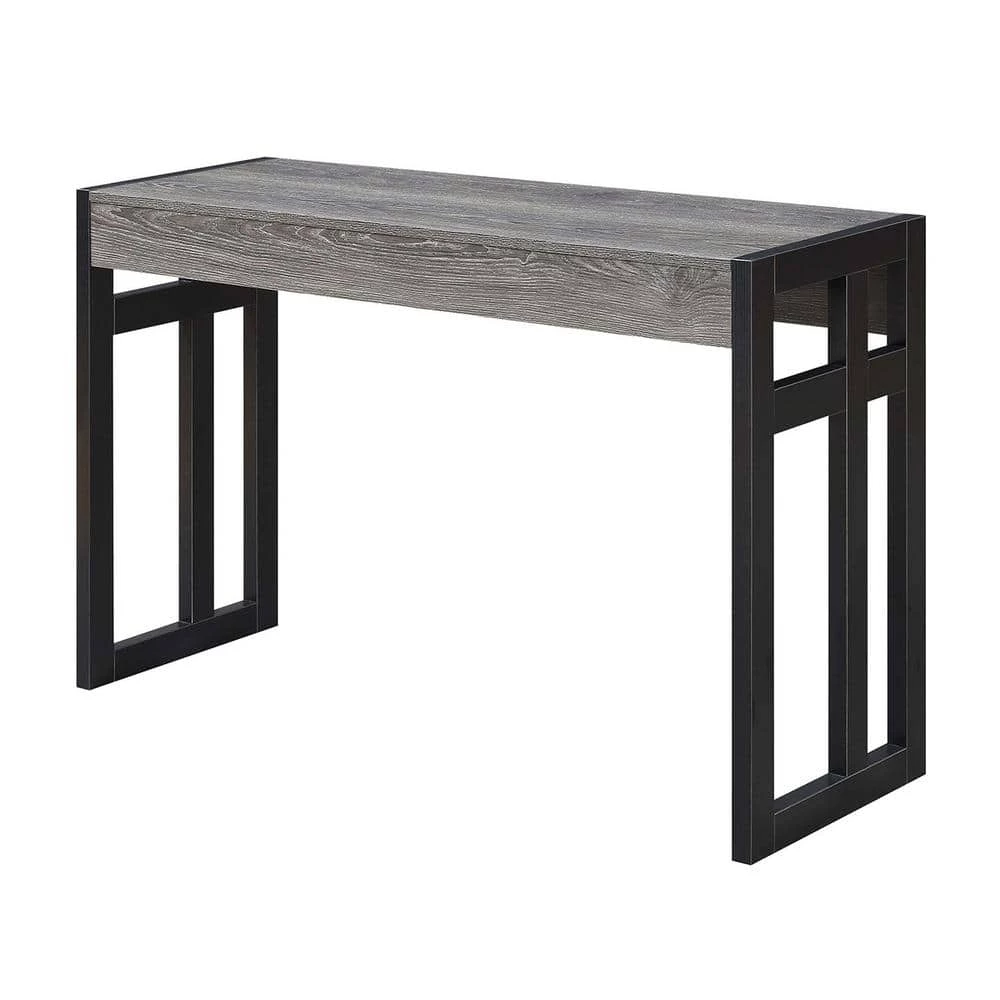 Monterey 50 in. Weathered Gray/Black Standard Rectangle Wood Console Table by Convenience Concepts 3 Monterey 50 in. Weathered Gray/Black Standard Rectangle Wood Console Table by Convenience Concepts
