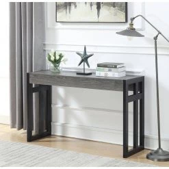 Monterey 50 in. Weathered Gray/Black Standard Rectangle Wood Console Table by Convenience Concepts 14 Monterey 50 in. Weathered Gray/Black Standard Rectangle Wood Console Table by Convenience Concepts -Cheap Convenience Concepts Store weathered gray black frame convenience concepts console tables r4 0323 c3 1000