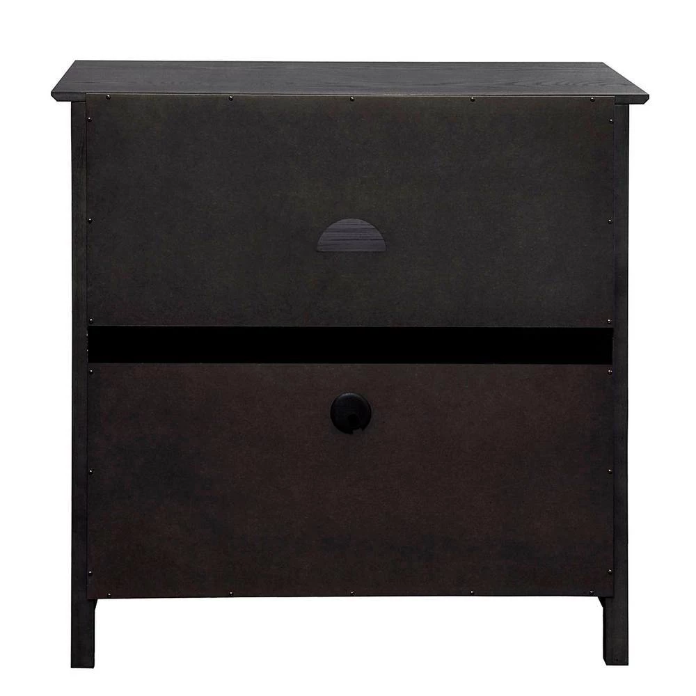 Designs2Go 19 in. Weathered Gray Wood TV Stand Fits TVs Up to 40 in. with Storage Doors by Convenience Concepts 5 Designs2Go 19 in. Weathered Gray Wood TV Stand Fits TVs Up to 40 in. with Storage Doors by Convenience Concepts - Image 3