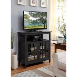 Designs2Go 19 in. Weathered Gray Wood TV Stand Fits TVs Up to 40 in. with Storage Doors by Convenience Concepts 12 Designs2Go 19 in. Weathered Gray Wood TV Stand Fits TVs Up to 40 in. with Storage Doors by Convenience Concepts -Cheap Convenience Concepts Store weathered gray convenience concepts tv stands r3 0211 c3 1000