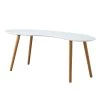Oslo 48 in. White/Bamboo Large Specialty Wood Coffee Table by Convenience Concepts 1 Oslo 48 in. White/Bamboo Large Specialty Wood Coffee Table by Convenience Concepts -Cheap Convenience Concepts Store white bamboo convenience concepts coffee tables s20 267 64 1000