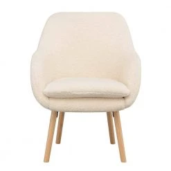 Take a Seat Charlotte Sherpa Polyester Wood Leg Accent Chair by Convenience Concepts -Cheap Convenience Concepts Store white convenience concepts accent chairs t1 117 4f 1000