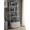 69 in. White Wood 4-shelf Ladder Bookcase with Open Back by Convenience Concepts 1 69 in. White Wood 4-shelf Ladder Bookcase with Open Back by Convenience Concepts -Cheap Convenience Concepts Store white convenience concepts bookcases bookshelves 8043491w 64 1000