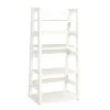 Designs2Go 44.25 in. White MDF 4-Shelf Accent Bookcase with Trestle Sides by Convenience Concepts