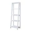 Newport Lilly 63.25 in. White MDF 5 Shelf Ladder Bookcase by Convenience Concepts -Cheap Convenience Concepts Store white convenience concepts bookcases bookshelves u14 131 64 1000
