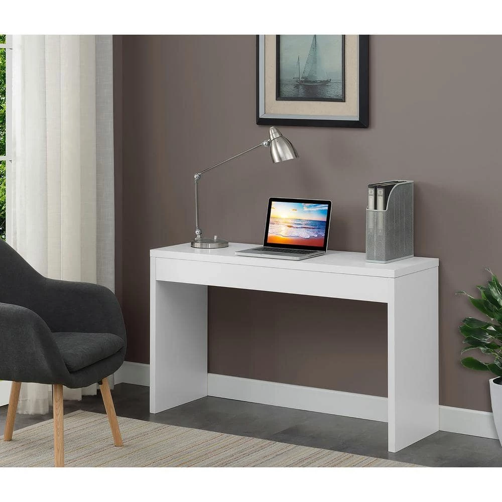 Northfield 48 in. White Rectangle Wood Console Table by Convenience Concepts 11 Northfield 48 in. White Rectangle Wood Console Table by Convenience Concepts - Image 9