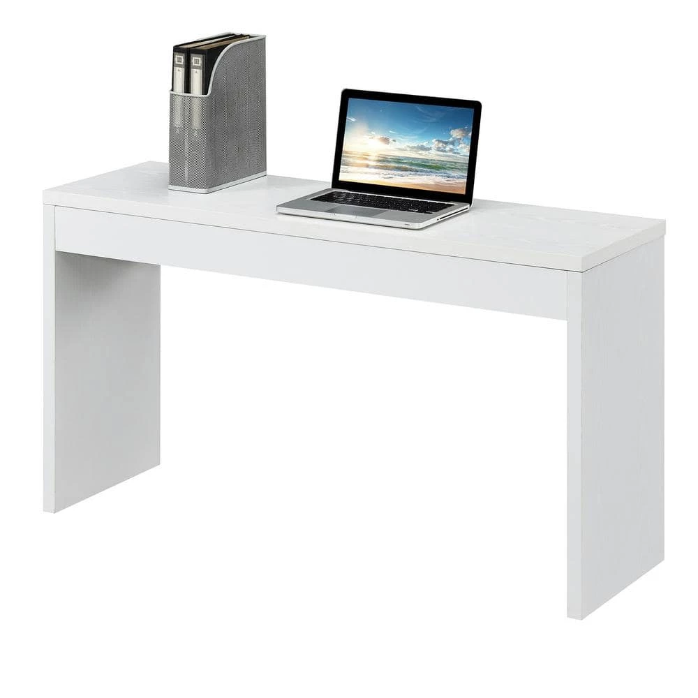 Northfield 48 in. White Rectangle Wood Console Table by Convenience Concepts 4 Northfield 48 in. White Rectangle Wood Console Table by Convenience Concepts - Image 2