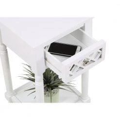 French Country White Khloe Deluxe Accent Table by Convenience Concepts 12 French Country White Khloe Deluxe Accent Table by Convenience Concepts -Cheap Convenience Concepts Store white convenience concepts end side tables r3 0213 77 1000