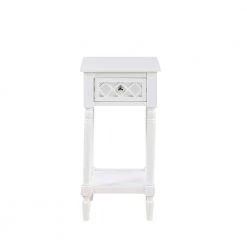 French Country White Khloe Deluxe Accent Table by Convenience Concepts 13 French Country White Khloe Deluxe Accent Table by Convenience Concepts -Cheap Convenience Concepts Store white convenience concepts end side tables r3 0213 c3 1000