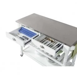 French Country White Steel Top Kitchen Cart with Towel Bar by Convenience Concepts 12 French Country White Steel Top Kitchen Cart with Towel Bar by Convenience Concepts -Cheap Convenience Concepts Store white convenience concepts kitchen carts v2 220 77 1000