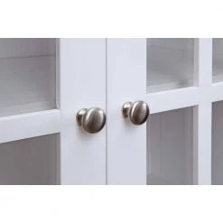 Big Sur 47.75 in White TV Stand Fits up to 53 in. TV with Cabinets and Shelf by Convenience Concepts -Cheap Convenience Concepts Store white convenience concepts tv stands r3 0216 1f 1000