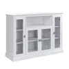Summit Highboy 52 in. White TV Stand Fits up to 55 in. TV with Storage Cabinets and Shelves by Convenience Concepts 2 Summit Highboy 52 in. White TV Stand Fits up to 55 in. TV with Storage Cabinets and Shelves by Convenience Concepts -Cheap Convenience Concepts Store white convenience concepts tv stands r3 0223 64 1000