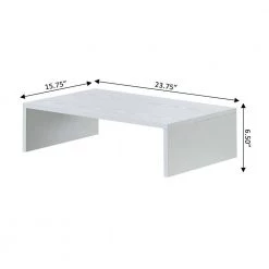 Designs2Go 23.75 White TV Stand Fits up to a 25 in. TV by Convenience Concepts -Cheap Convenience Concepts Store white convenience concepts tv stands r4 0228 c3 1000