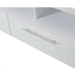 Newport 16 in. White Wood TV Stand Fits TVs Up to 65 in. with Storage Doors by Convenience Concepts -Cheap Convenience Concepts Store white convenience concepts tv stands u14 175 1f 1000