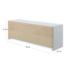 Newport 16 in. White Wood TV Stand Fits TVs Up to 65 in. with Storage Doors by Convenience Concepts -Cheap Convenience Concepts Store white convenience concepts tv stands u14 175 40 1000