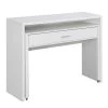 Newport JB 47.25 in. Rectangular White Particle Board 1-Drawer Writing Desk with Sliding Shelf and Riser by Convenience Concepts 2 Newport JB 47.25 in. Rectangular White Particle Board 1-Drawer Writing Desk with Sliding Shelf and Riser by Convenience Concepts -Cheap Convenience Concepts Store white convenience concepts writing desks r7 146 64 1000