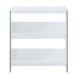 SoHo 27.75 in. H White/Glass 3 Shelf Accent Bookcase by Convenience Concepts 11 SoHo 27.75 in. H White/Glass 3 Shelf Accent Bookcase by Convenience Concepts -Cheap Convenience Concepts Store white glass convenience concepts bookcases bookshelves r4 0360 c3 1000
