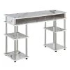 Designs2Go 47.25 in. W Faux White Marble No Tools Student Desk by Convenience Concepts -Cheap Convenience Concepts Store white marble convenience concepts writing desks r4 0482 64 1000