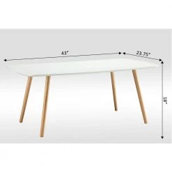 Oslo 43.5 in. White Piano Standard Rectangular Wood Top Coffee Table by Convenience Concepts -Cheap Convenience Concepts Store white piano finish convenience concepts coffee tables s20 110 c3 1000