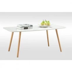Oslo 43.5 in. White Piano Standard Rectangular Wood Top Coffee Table by Convenience Concepts -Cheap Convenience Concepts Store white piano finish convenience concepts coffee tables s20 110 e1 1000